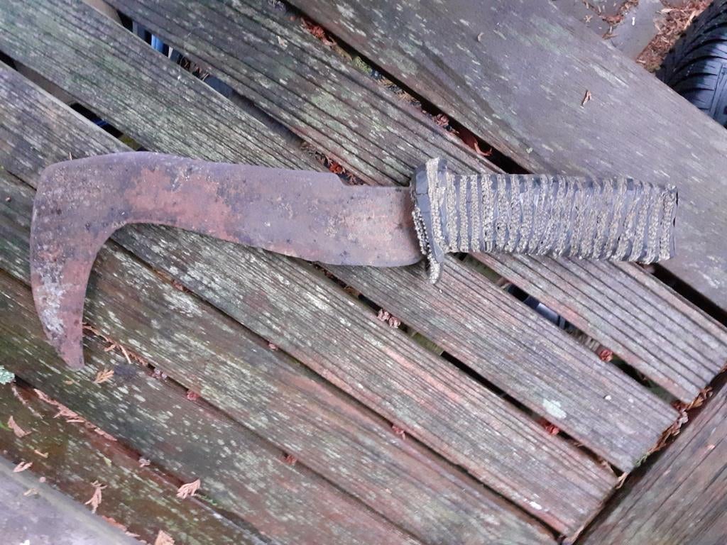 Antieke Klewang / Houwwapen uit Indonesië, Verzamelen, Ophalen of Verzenden, Overige soorten