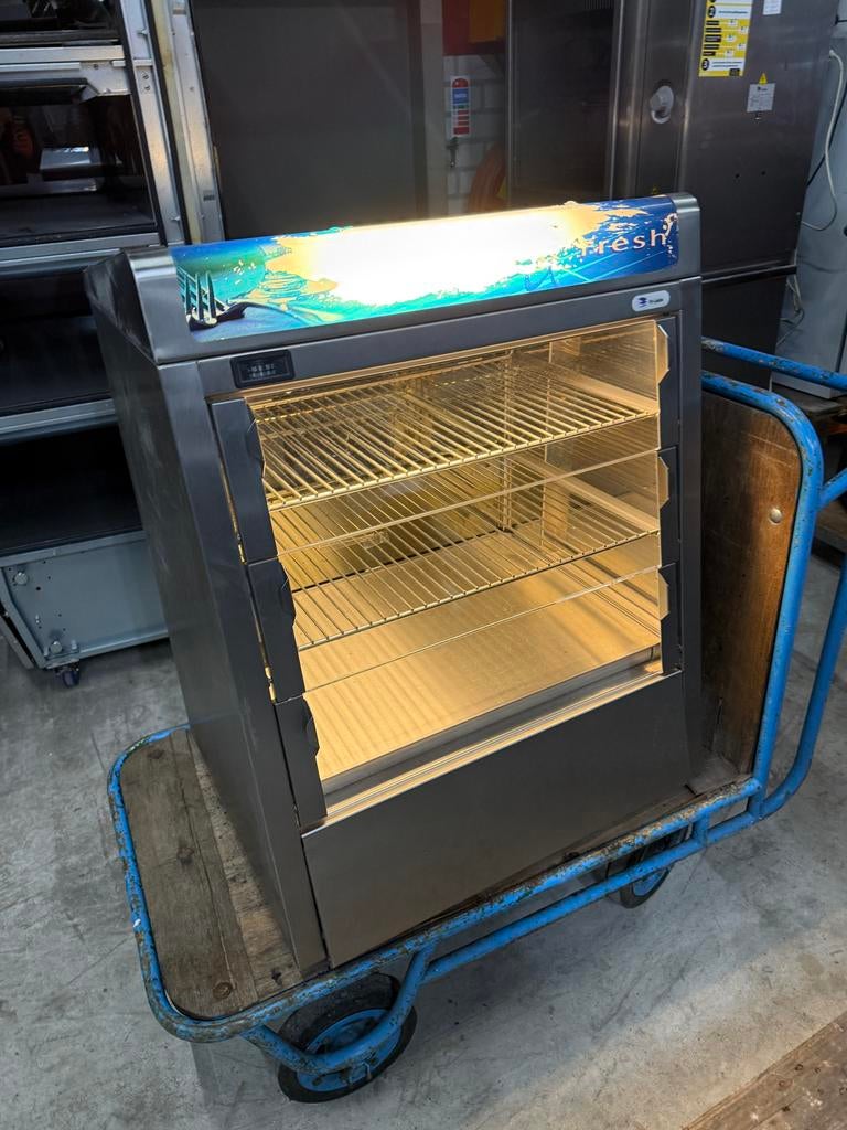 Fri-jado Gebaksvitrine opzetvitrine tafelmodel horeca, Witgoed en Apparatuur, Koelkasten en IJskasten, Ophalen, Gebruikt