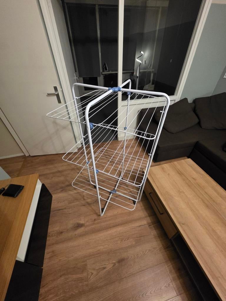 Droogrek voor kleding, Ophalen, Wasrek