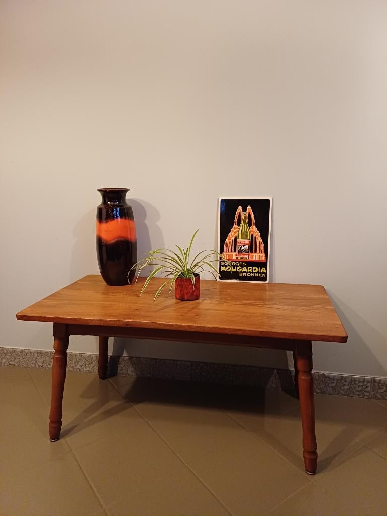 Retro vintage midcentury salontafel koffie tafel hout, Huis en Inrichting, Ophalen, Gebruikt, 100 tot 150 cm, 50 tot 75 cm