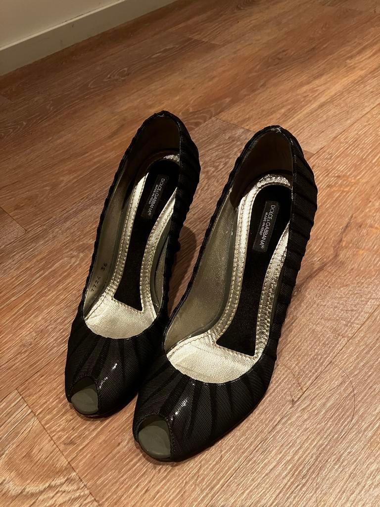 Dolce & Gabbana Hakken Maat 36, Ophalen of Verzenden, Gedragen, Zwart