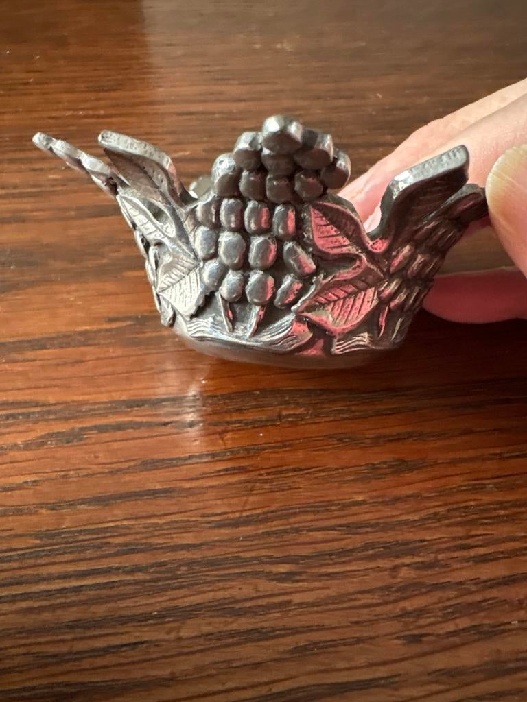 Vintage tinnen  Druiven bakje, Antiek en Kunst, Antiek | Tin, Ophalen of Verzenden