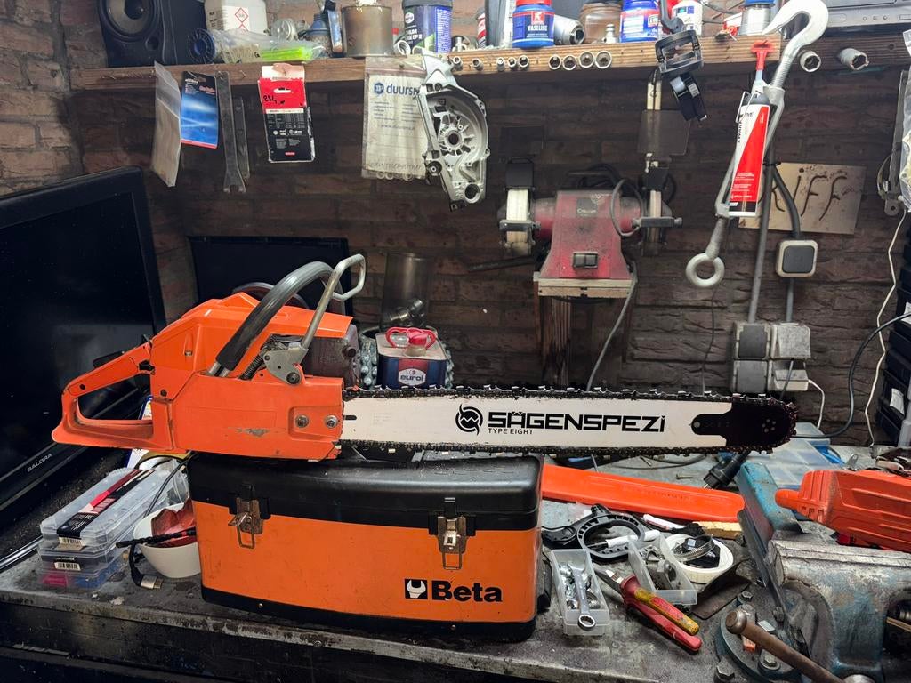 Husqvarna 266sg, Tuin en Terras, Hand-tuingereedschap, Verzenden, Gebruikt, Overige soorten