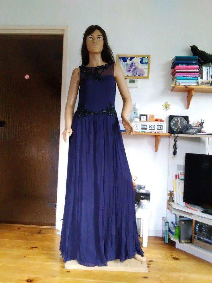 Galajurk / avondjurk maat 38, blauw paars, Barbara Schwarzer, Kleding | Dames, Gelegenheidskleding, Nieuw, Galajurk, Maat 38/40 (M)