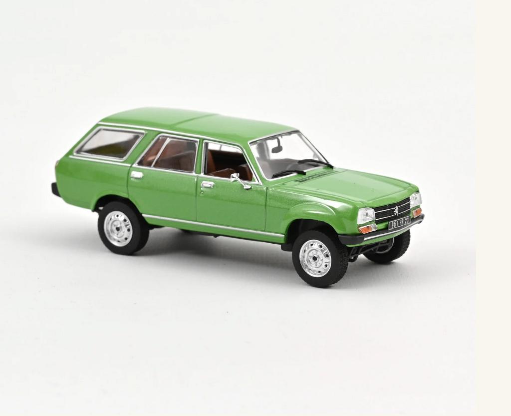 Peugeot 504 BREAK Dangel 1980 Groen 1/43 NOREV ref: 475430, Hobby en Vrije tijd, Modelauto's | 1:43, Verzenden, Nieuw, Auto, Norev