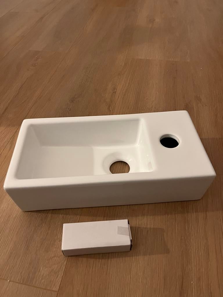 Fonteintje - Ideaal voor toilet of kleine badkamer, Huis en Inrichting, Badkamer | Badkamermeubels, Minder dan 50 cm, Nieuw, Ophalen of Verzenden