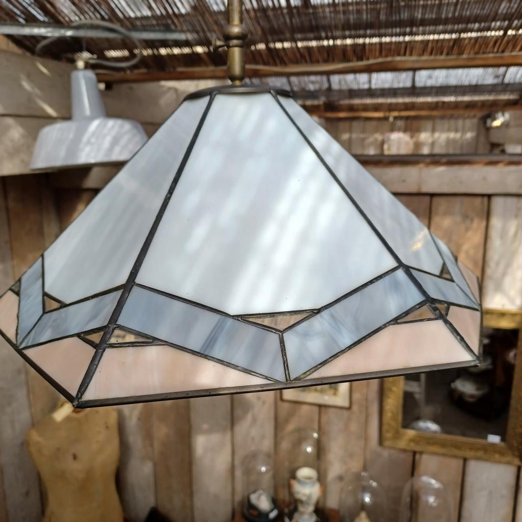 Tiffany style hanglamp/lamp/, Antiek en Kunst, Curiosa en Brocante, Ophalen