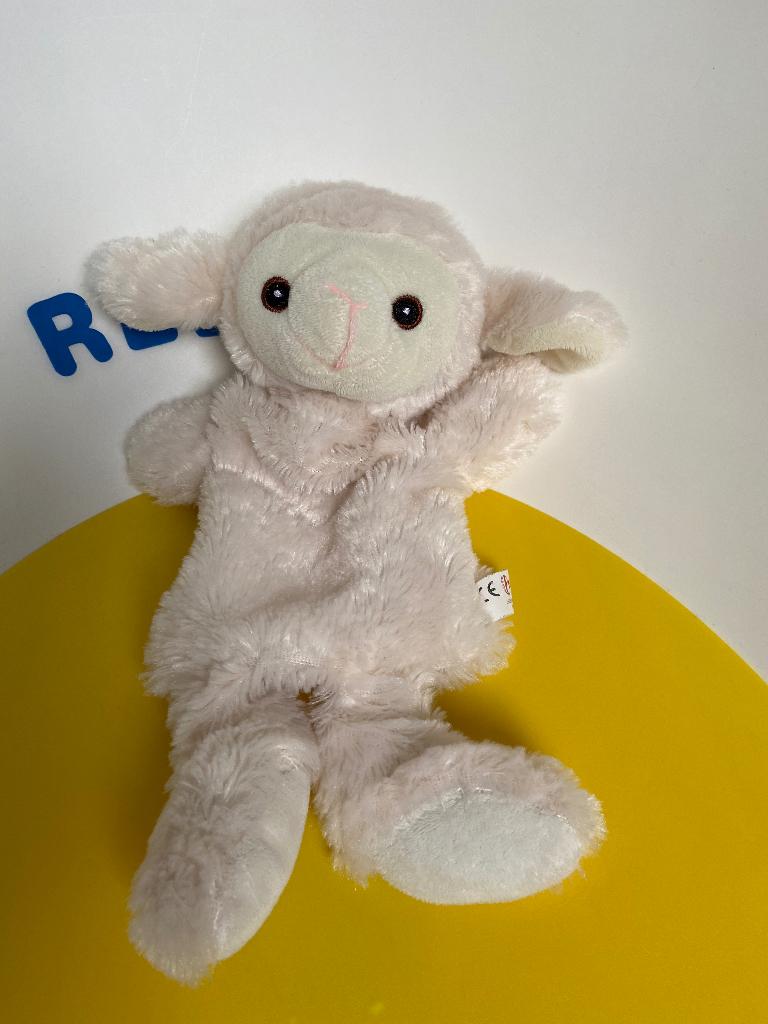 3972 toi-toys action handpop schaap 2x, Ophalen of Verzenden, Zo goed als nieuw, Overige typen