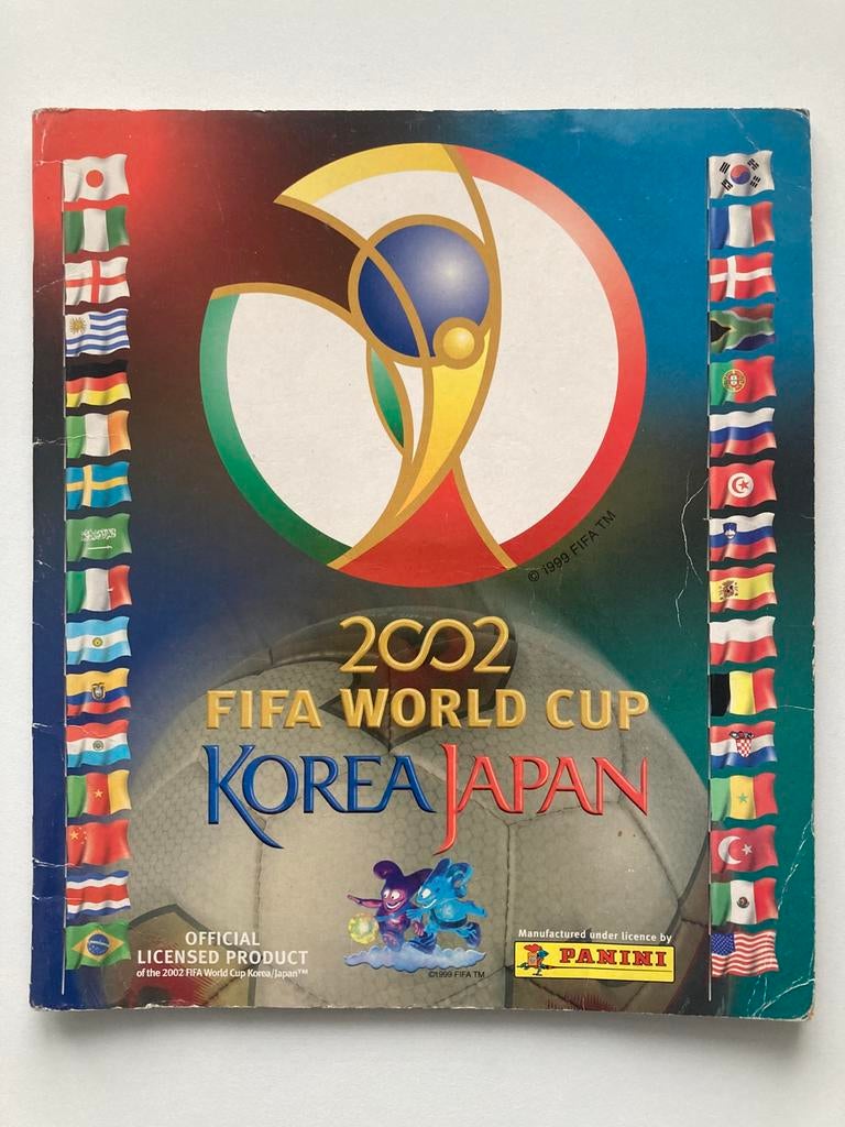 Panini WK 2002 met 70 Stickers, Ophalen of Verzenden