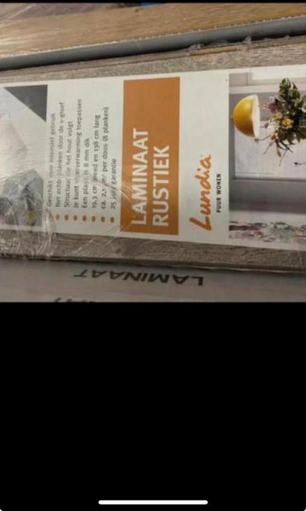 Twee pakken nieuwe laminaat van het type Yiva Rustiek., Ophalen, Zo goed als nieuw, Minder dan 10 m², Laminaat
