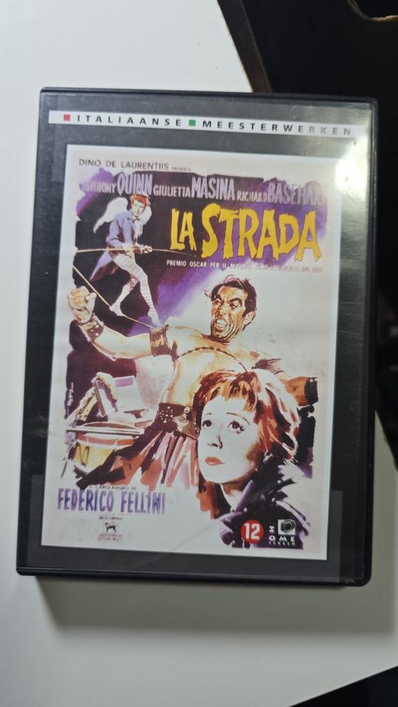 La Strada - Federico Fellini DVD, Vanaf 12 jaar, Ophalen of Verzenden, Zo goed als nieuw, Drama