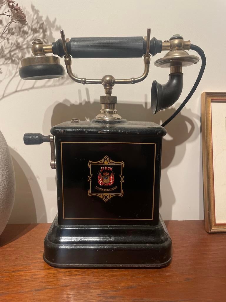 Vintage Jydsk Bakeliet Telefoon, Antiek en Kunst, Ophalen