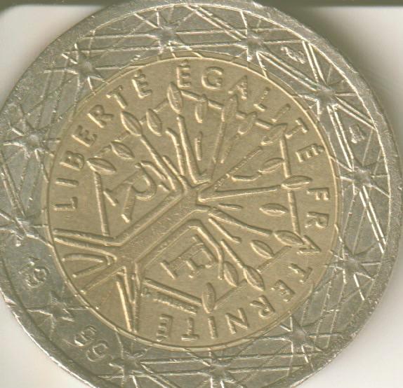 2 euro 1999 Frankrijk, Postzegels en Munten, Munten | Europa | Euromunten, Verzenden, Frankrijk, 2 euro