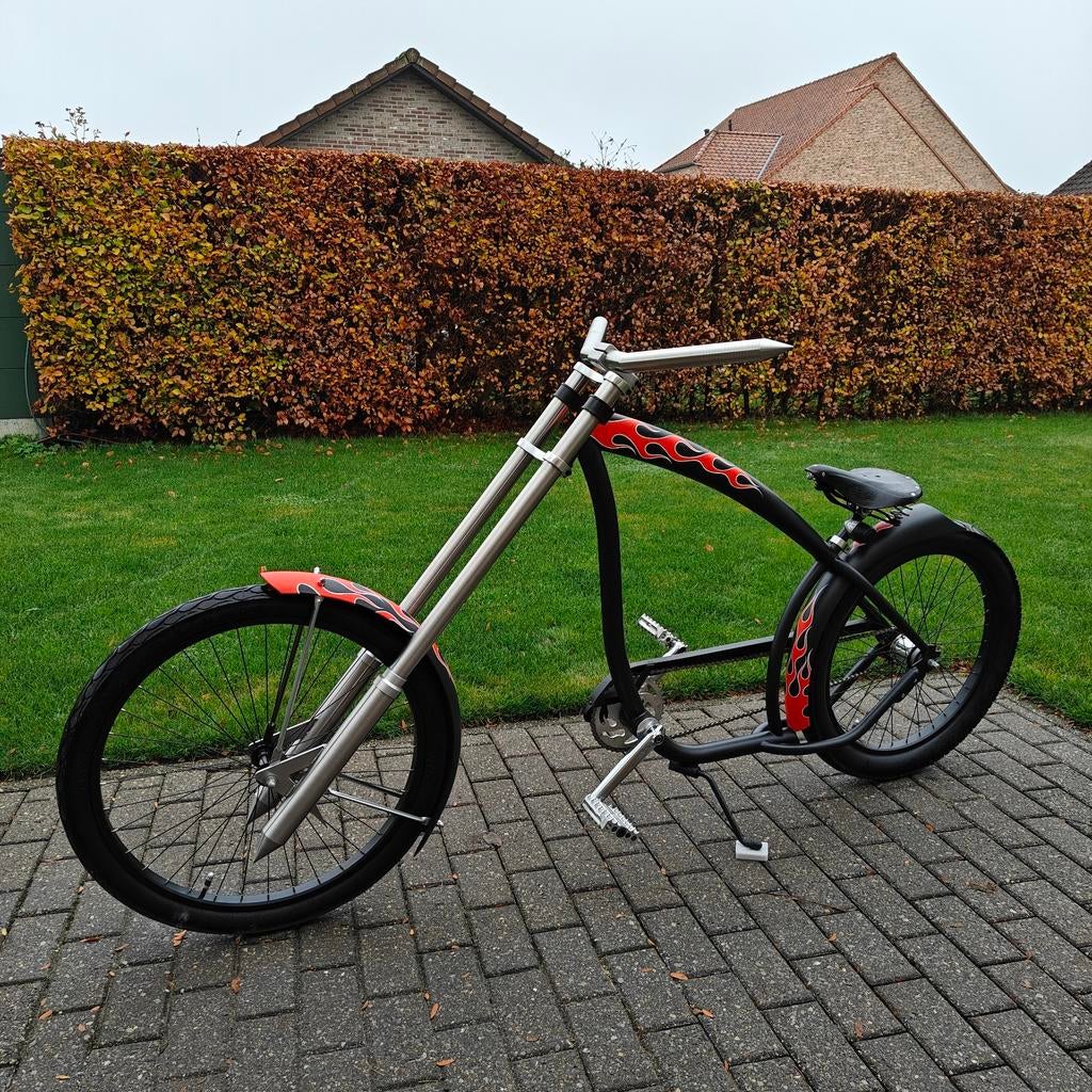 Unieke Amerikaanse fiets, Ophalen, Nirve, Staal, Heren