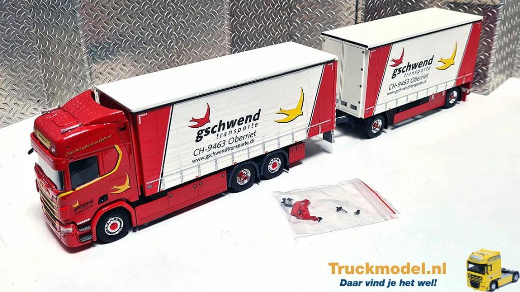 Tekno 81347 Gschwend Scania combi incl.verzending, Verzenden, Nieuw, Bus of Vrachtwagen, Tekno