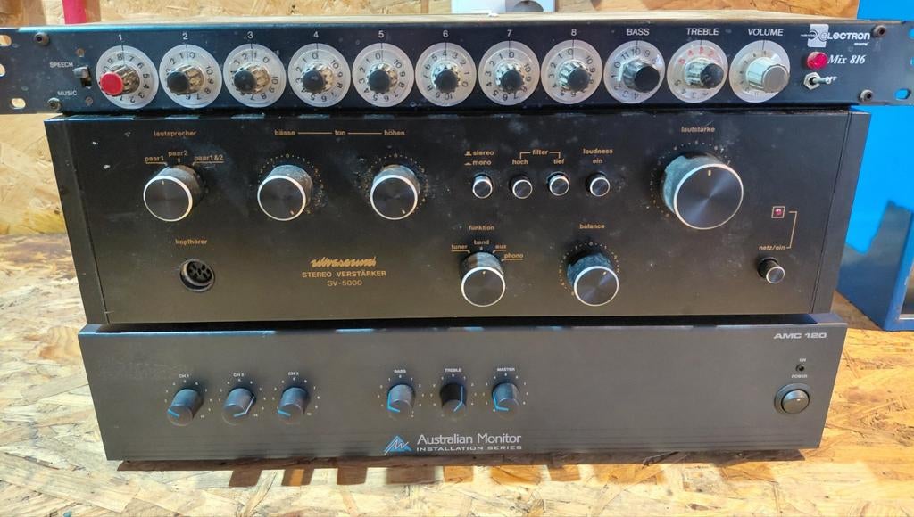 Vintage Versterkers/mixers, Ophalen, Gebruikt