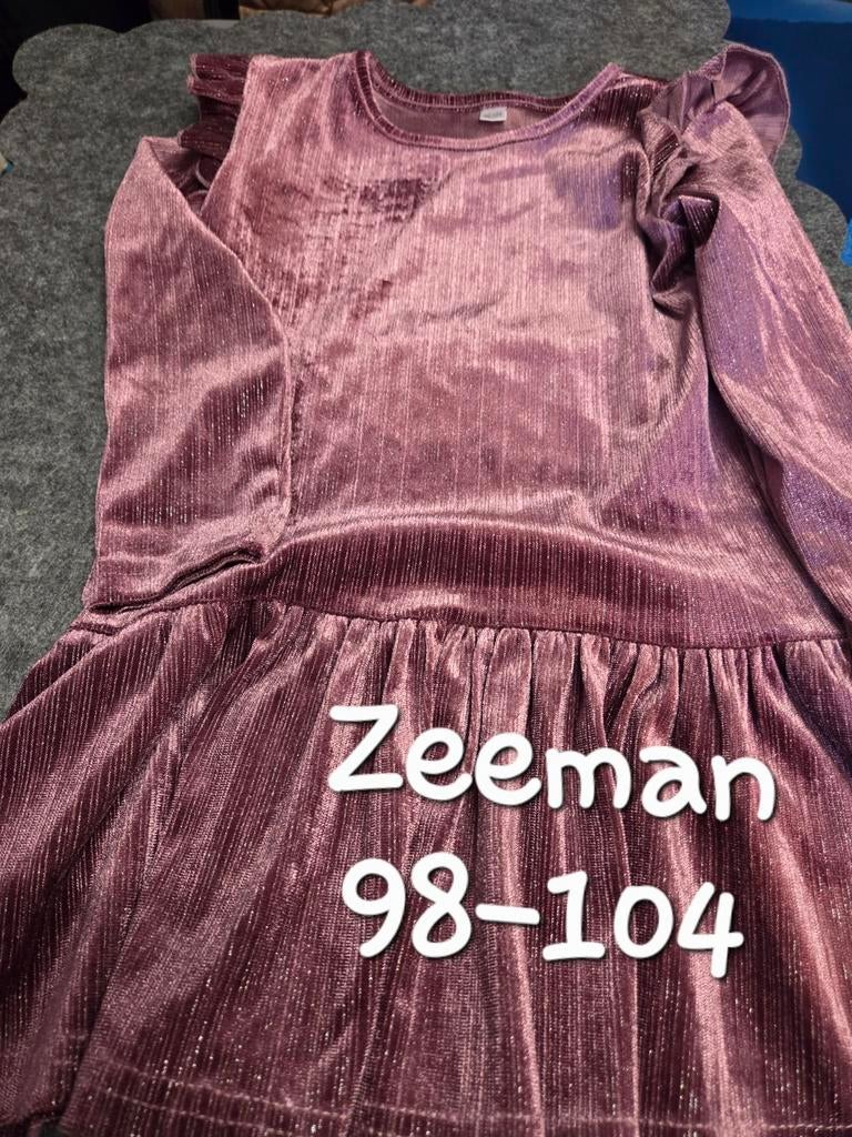 Zeeman Jurk Maat 98-104, Zeeman, Meisje, Ophalen of Verzenden, Zo goed als nieuw