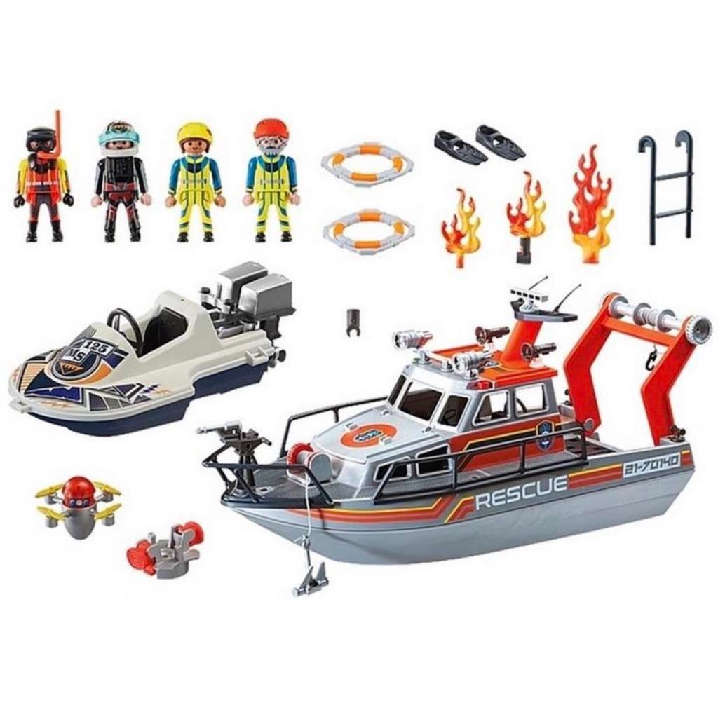 PLAYMOBIL City Action Redding op zee met reddingsboot 70140, Nieuw, Ophalen of Verzenden, H, H