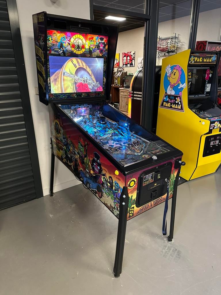 Prachtige flipperkast JJP Guns N Roses Pinball, Verzamelen, Automaten | Flipperkasten, Zo goed als nieuw, Ophalen, Overige merken