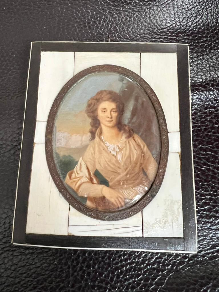 miniatuur portret, Ophalen of Verzenden