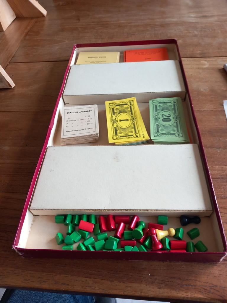 Oude Monopoly De Luxe editie, Vijf spelers of meer, Ophalen of Verzenden, Gebruikt, N.V. Smeets & Schippers