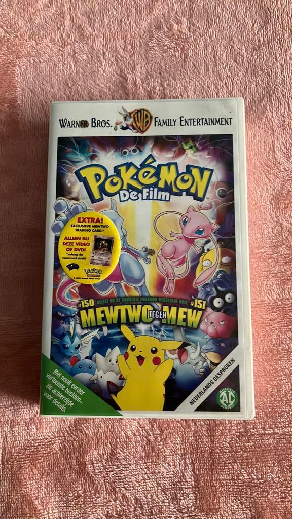 Vhs pokemon, Cd's en Dvd's, VHS | Kinderen en Jeugd, Ophalen of Verzenden, Zo goed als nieuw