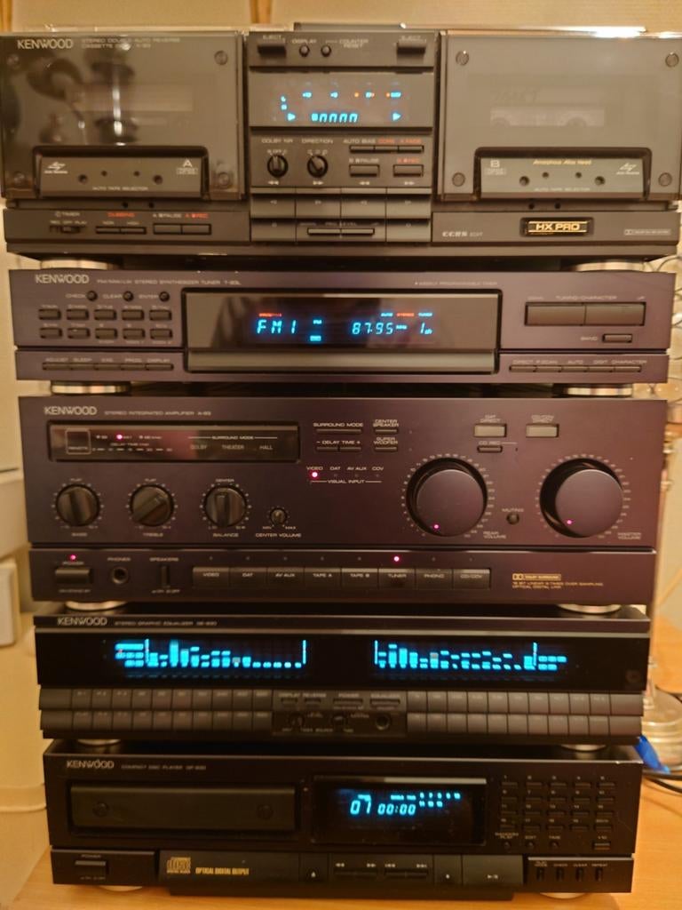 Kenwood Midi Stereo M93 - Werkend, zonder speakers, Ophalen, Gebruikt, Tuner of Radio, Microset