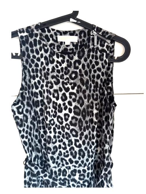Michael Kors panterprint jumpsuit mt 34/36 nieuwstaat chcs, Michael Kors, Zwart, Ophalen of Verzenden, Zo goed als nieuw