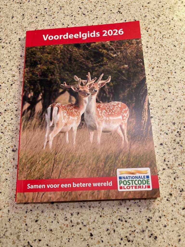 2x postcode voordeelgids 2026, Tickets en Kaartjes, Drie personen of meer, Kortingskaart
