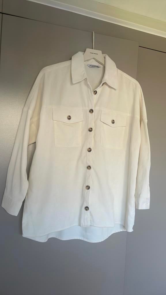 Blouse corduroy beige, Ophalen of Verzenden, Nieuw, Maat 36 (S), Beige