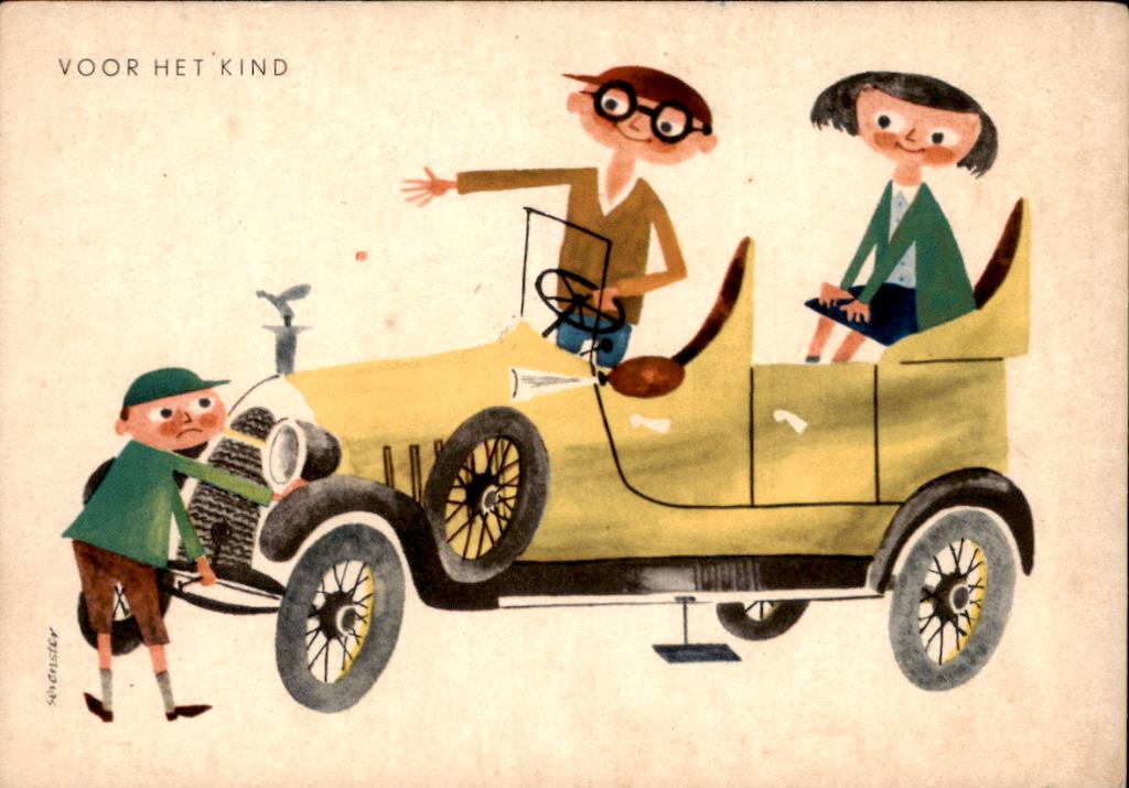 Voor het kind. auto A Sevenster 1962, Verzenden, 1960 tot 1980, Ongelopen, Kinderen
