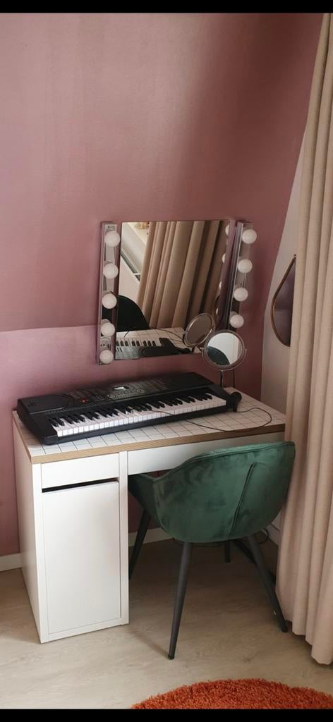 2x lamp + spiegel, Ophalen, Zo goed als nieuw, 50 tot 100 cm, Minder dan 100 cm