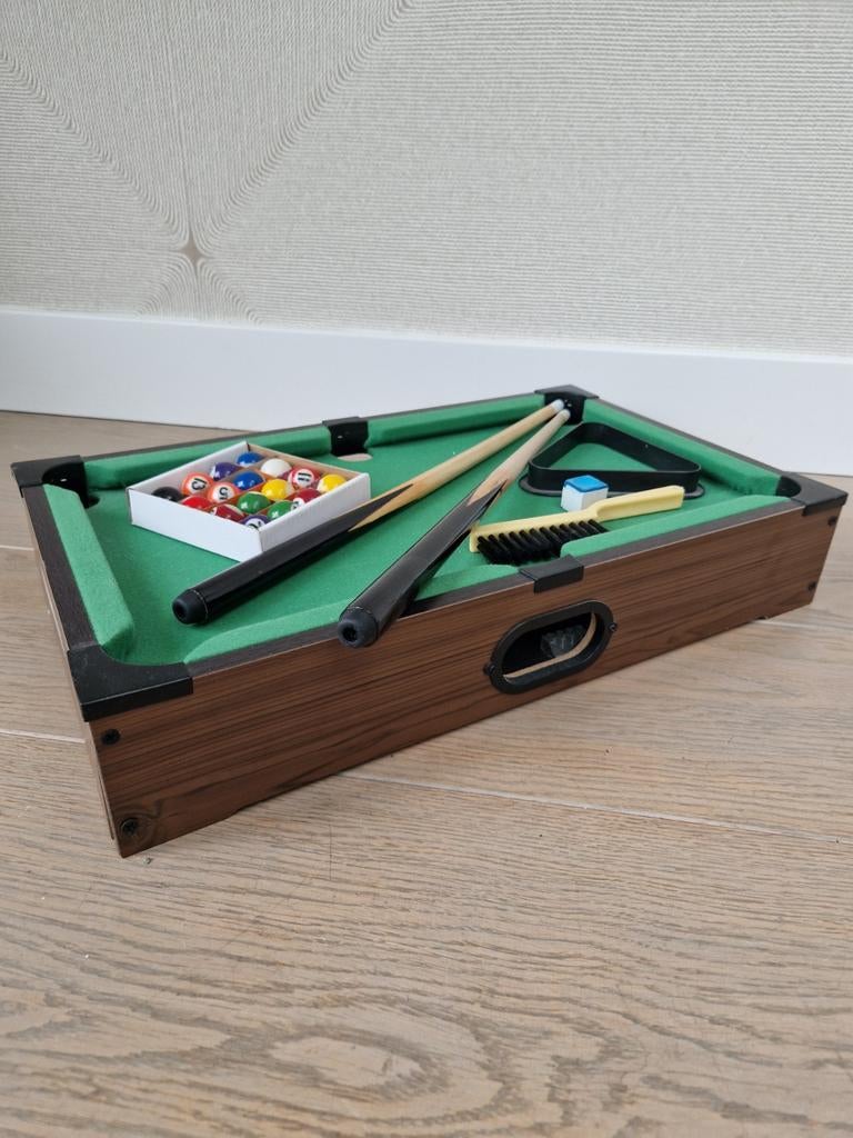 Mini pooltafel / tafel pool, Kinderen en Baby's, Ophalen of Verzenden, Zo goed als nieuw