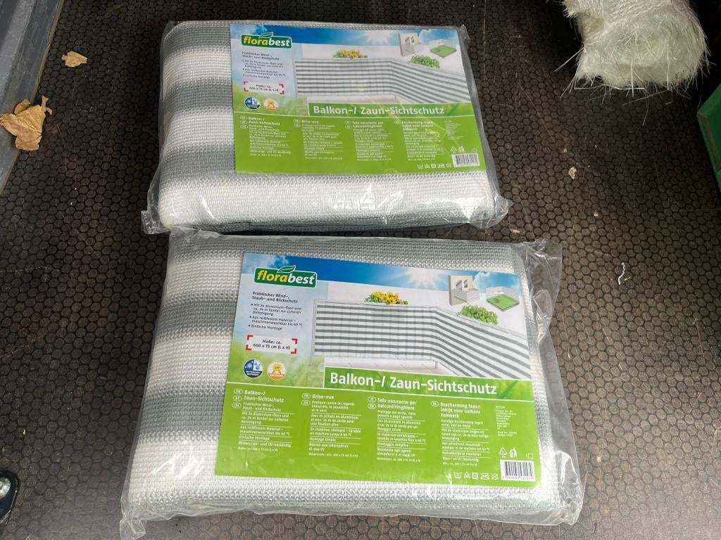 Balkonschermen NIEUW, Kunststof, Nieuw, Ophalen of Verzenden, 200 cm of meer