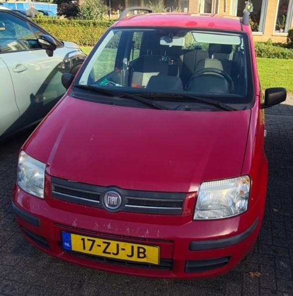 Fiat Panda 1.2 cruise control, automaat, trekhaak 2008 Rood, Auto's, 840 kg, Cruise Control, Origineel Nederlands, 19 km/l
