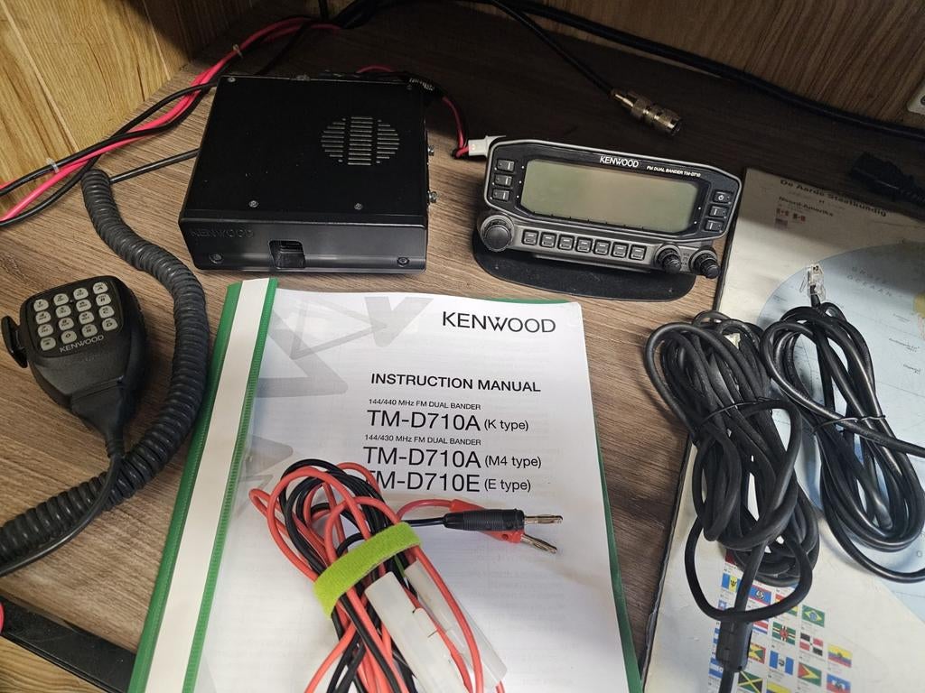 Kenwood tm  D710 E, Ophalen of Verzenden, Gebruikt, Zender en Ontvanger