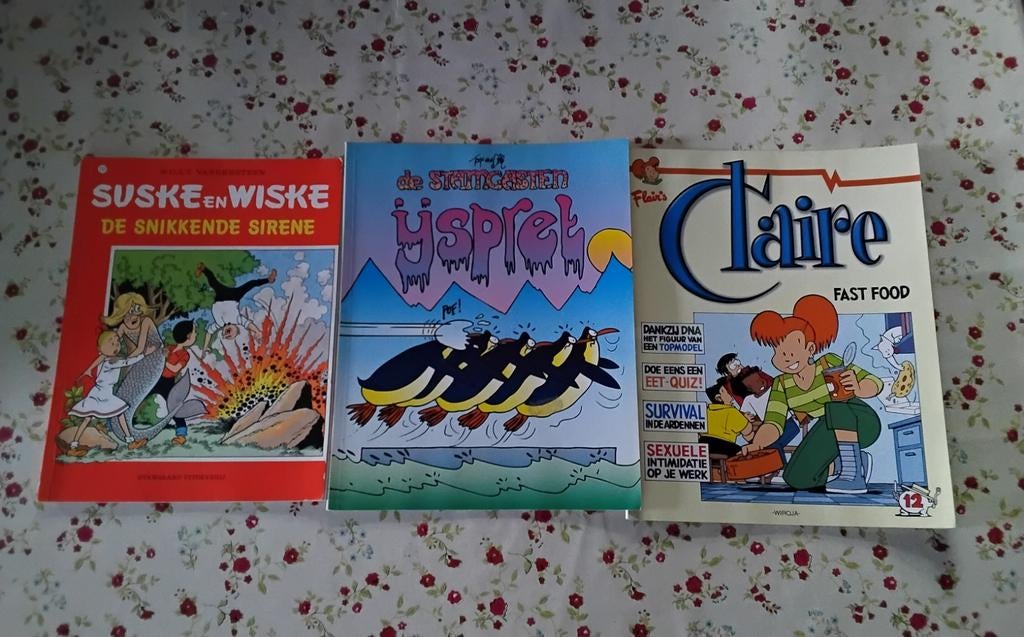 Suske en Wiske, De Stamgasten, Flair's Claire stripboeken, Ophalen of Verzenden