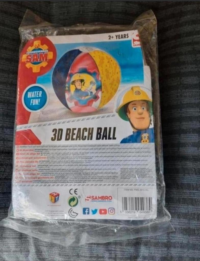 strandbal sam de brandweerman bieden, Ophalen of Verzenden, Zo goed als nieuw