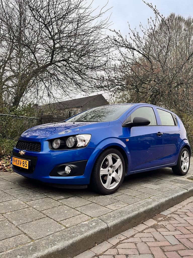 Chevrolet Aveo 1.2 5-DEURS 2013 Blauw, Auto's, Chevrolet, 40 €/maand, Aveo, 4 cilinders, 1229 cc