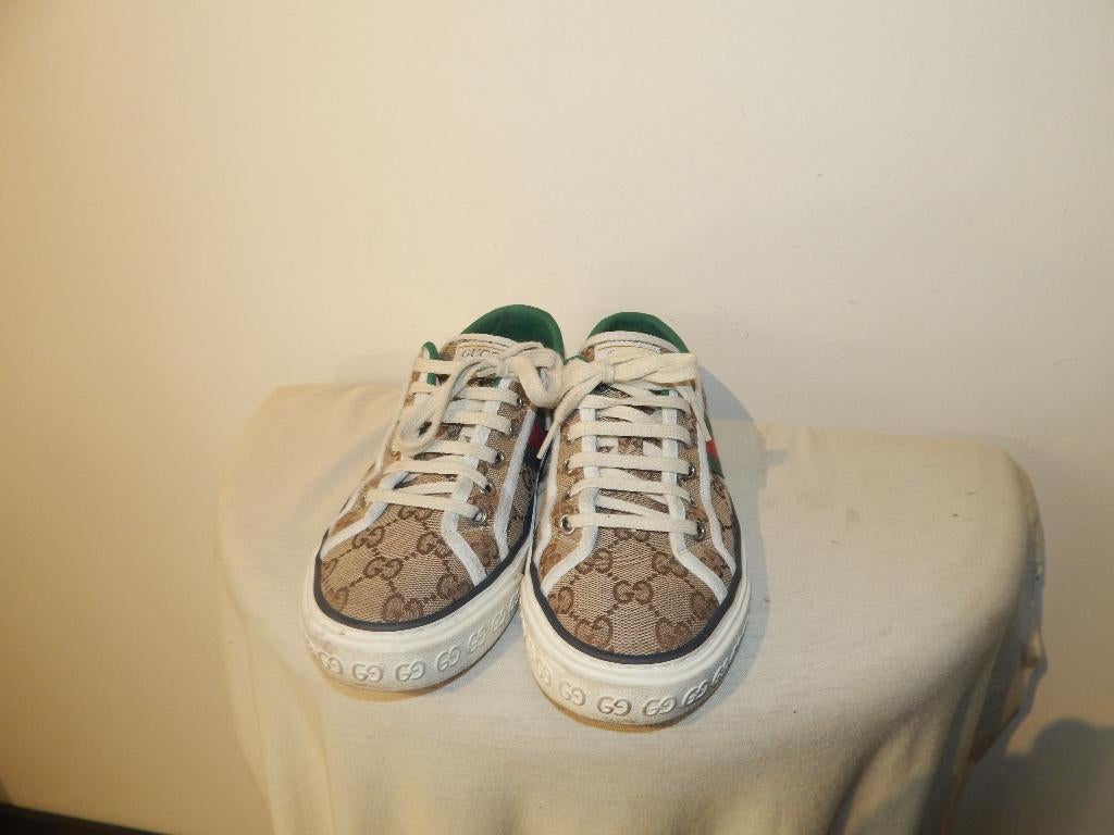 Gucci tennis 1977 sneakers monogram print gucci kleuren 36, Overige kleuren, Verzenden, Gucci, Sneakers of Gympen