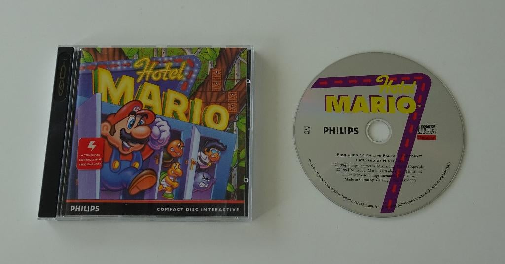 Hotel Mario compleet voor Philips CD-i, 1 speler, Ophalen, Zo goed als nieuw, Vanaf 3 jaar
