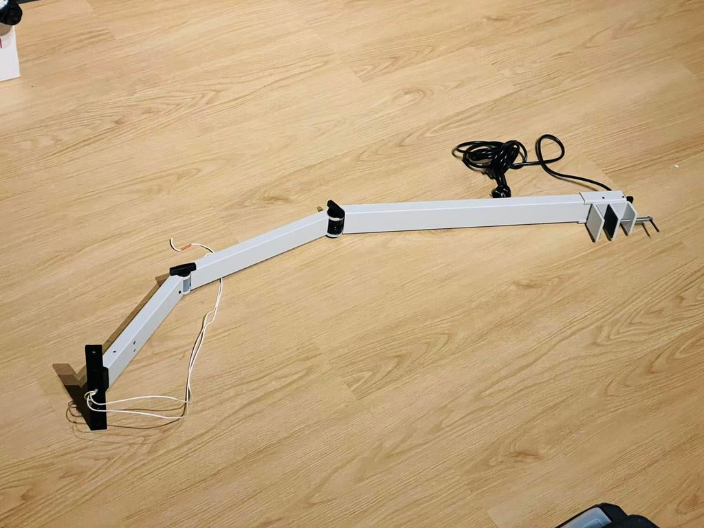 Scharnierarm, Verstelbare arm, Folding Stand 1.3m, Waldmann, Ophalen, Zo goed als nieuw