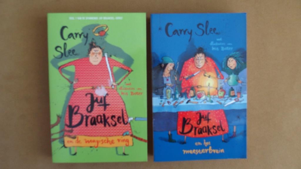 2x Juf Braaksel - Carry Slee - Nieuwstaat, Boeken, Kinderboeken | Jeugd | onder 10 jaar, Ophalen of Verzenden, Nieuw, Carry Slee