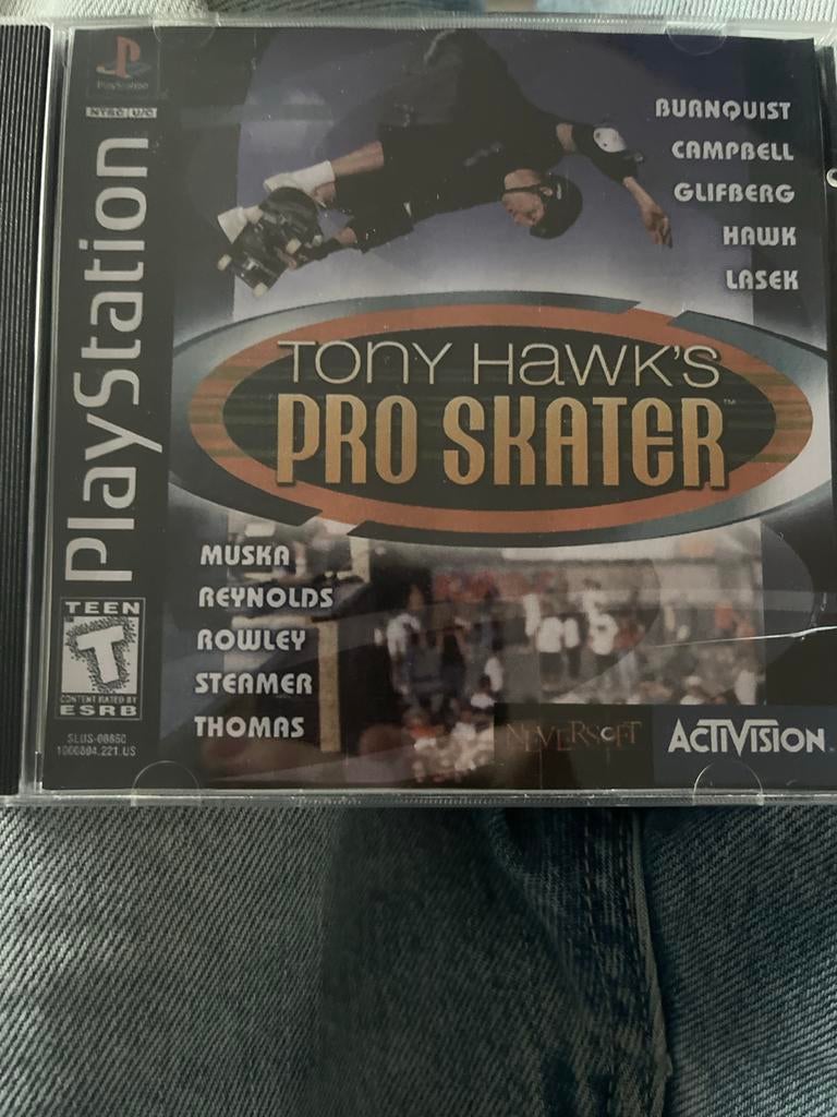 Tony Hawk's Pro Skater PS1 - Klassieke Skateboard Game, Spelcomputers en Games, Games | Sony PlayStation 1, Gebruikt, Sport, 1 speler