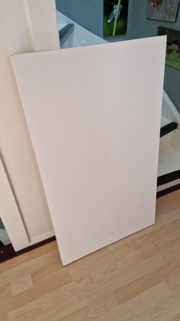 ikea schagen en tafelblad bureau, Huis en Inrichting, Bureaus, Ophalen, Gebruikt, Bureau