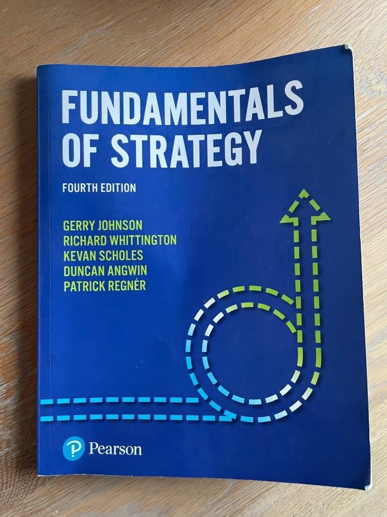 fundamentals of strategy pearson, Ophalen of Verzenden, Gelezen, Management
