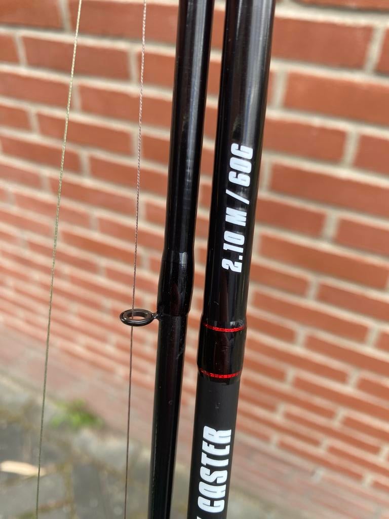 Baitcaster hengel 2.10m en 60g, Ophalen, Gebruikt, Werphengel