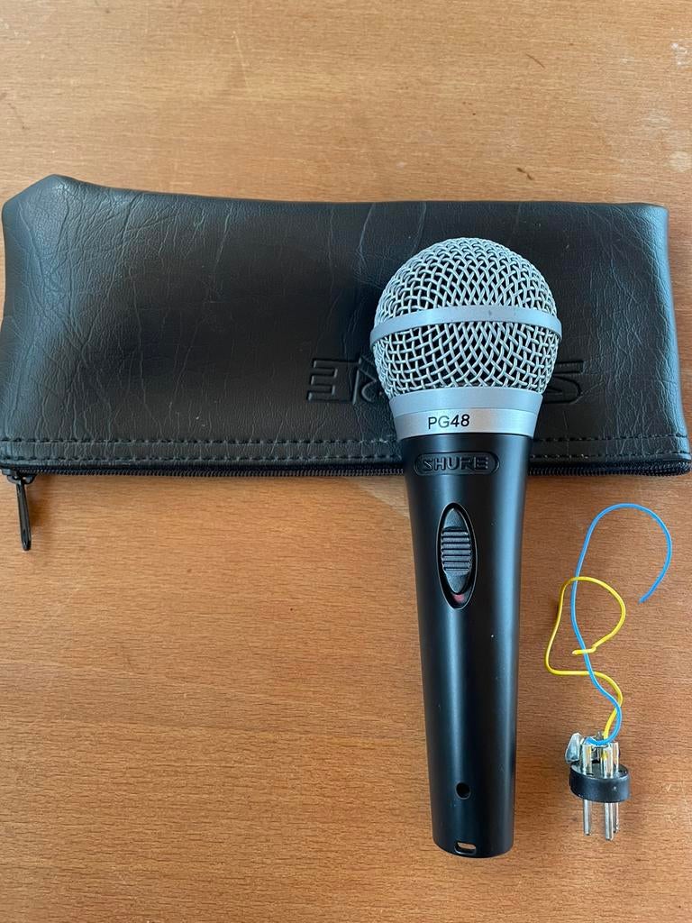 Shure PG48 opknapper, Ophalen of Verzenden, Gebruikt, Zangmicrofoon