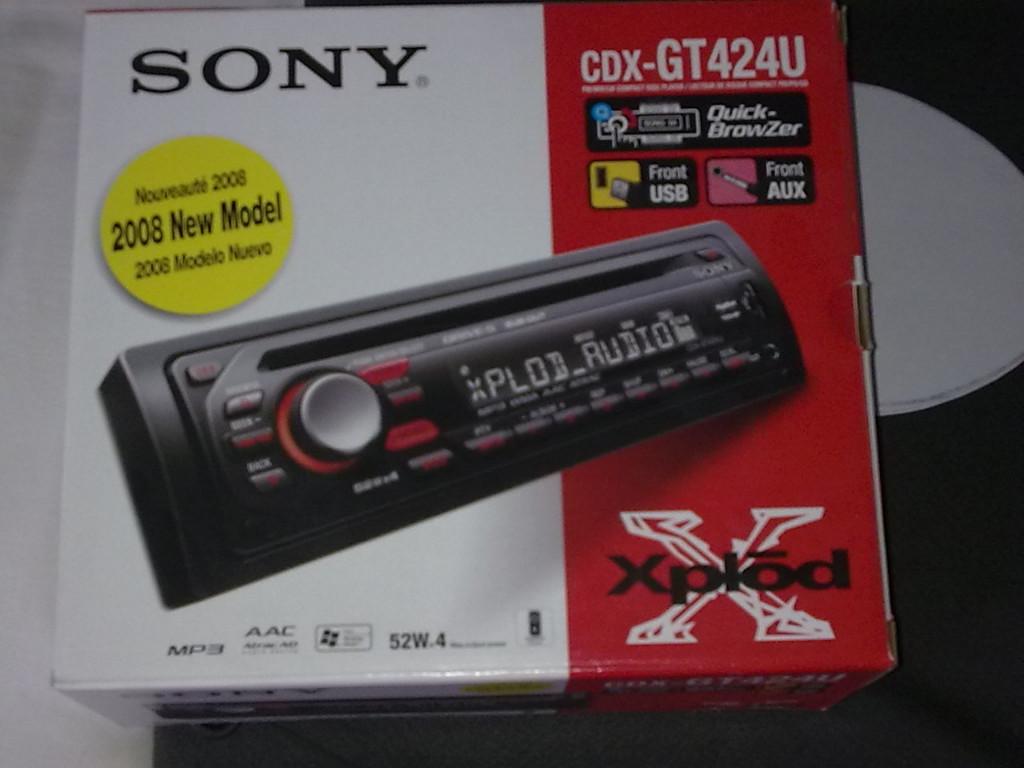 Sony Xplod CDX-GT424U autoradio, Ophalen, Zo goed als nieuw