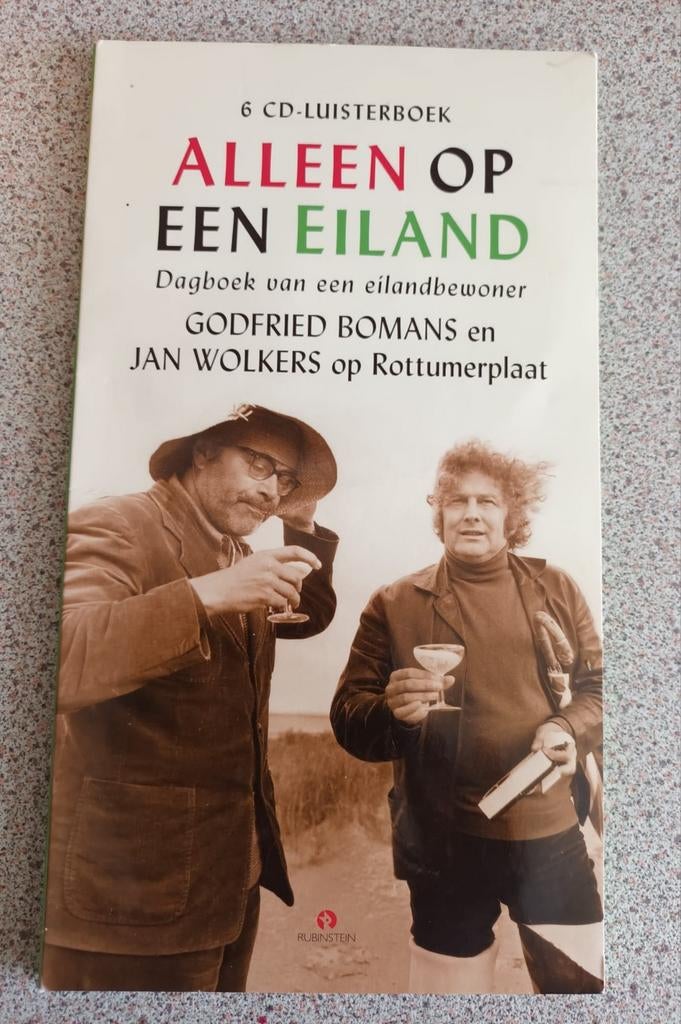 Alleen op een Eiland - Godfried Bomans & Jan Wolkers (6 CD), Boeken, Luisterboeken, Verzenden, Godfried Bomans, Jan Wolkers, Cd